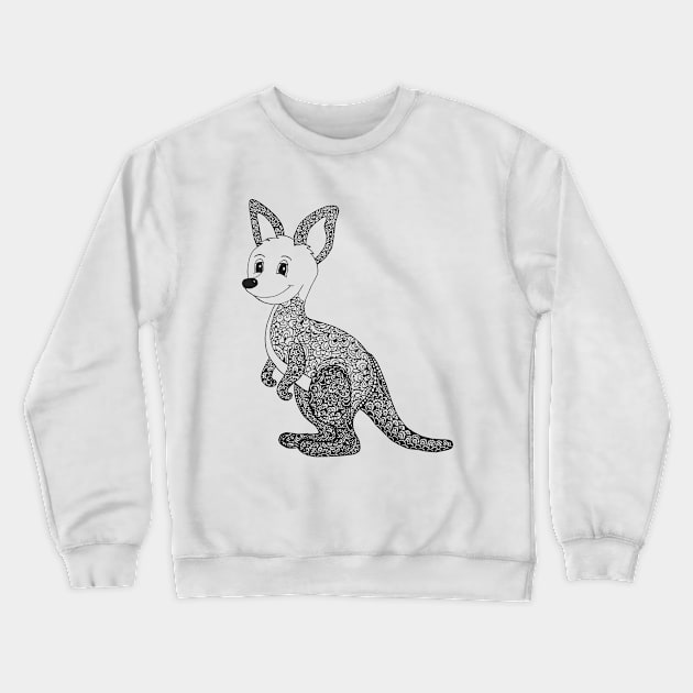 Kangaroo Crewneck Sweatshirt by HayleyLaurenDesign